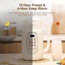 Joydeem Máquina de Leite Vegetal + Nutri Blender + Cooker inteligente.