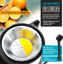 Arendo - Edelstahl Entsafter für Obst und Gemüse – leistungsstark 1000 Watt Leistung – Saftpresse Zitruspresse − 1000ml Saftbehälter