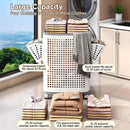 Cesto Organizador Multiuso com Rodas 70L – Estrutura Dobrável e Ventilada