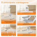 Máquina De Escalada Simulador Caminhada Dobrável Ate 130kg Fitness